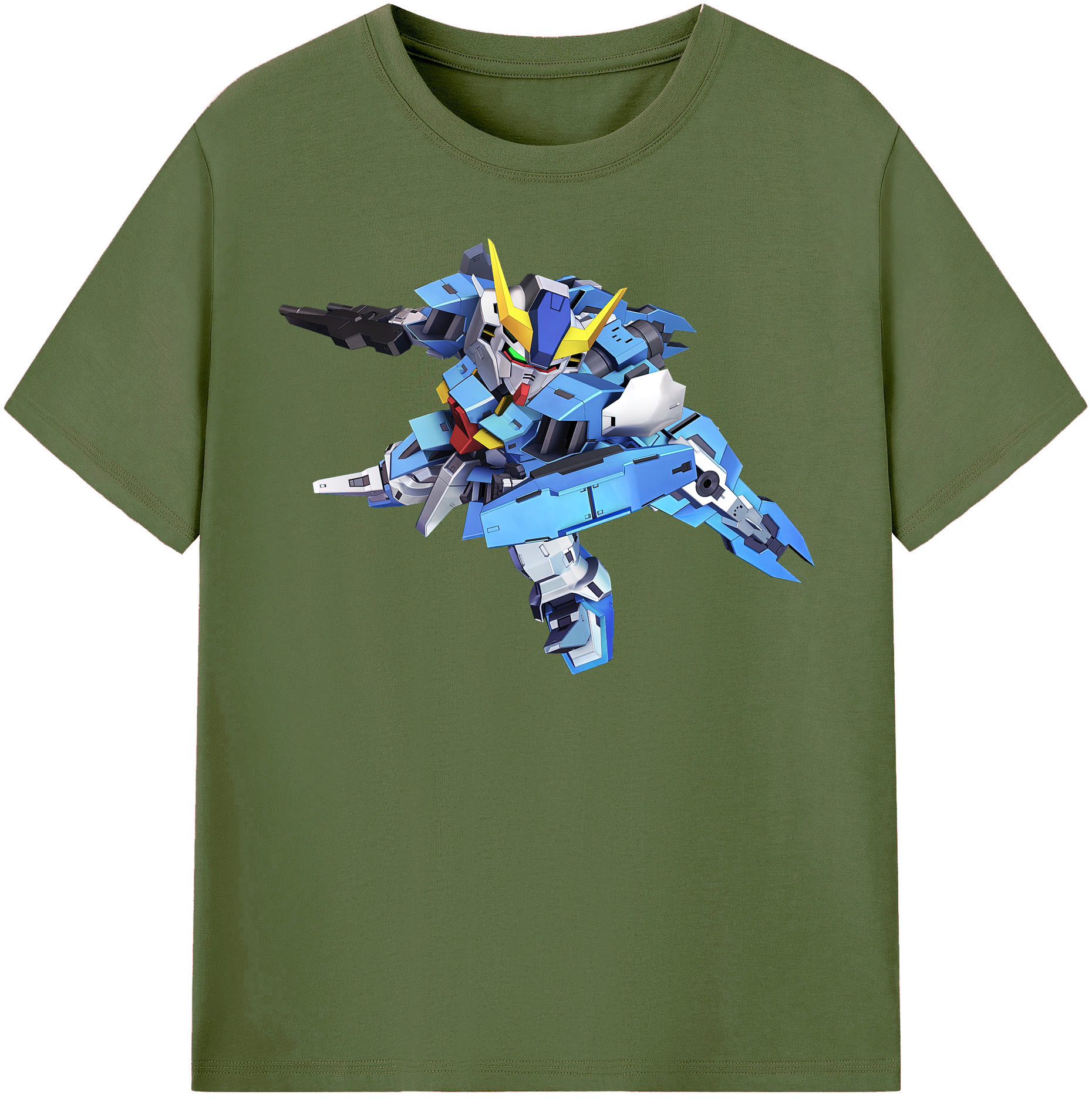 （画像用） 機動戦士ガンダム Mobile Suit Gundam 綿100％半袖Tシャツ（フロントプリント）